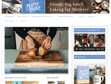 Tablet Screenshot of mamabake.com